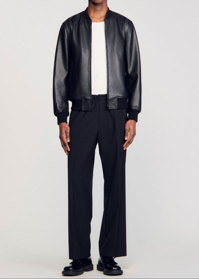 Classic Black Leather Jacket