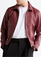 Maroon Maverick Jacket