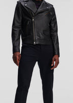 Leather Black Biker Jacket