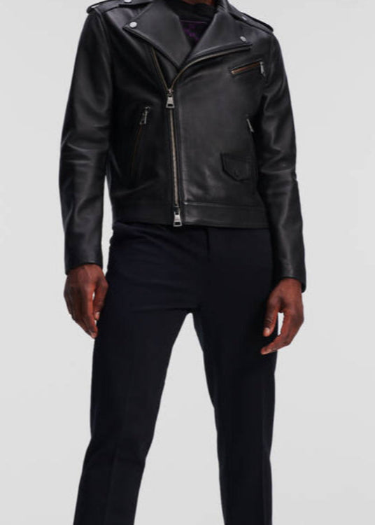 Leather Black Biker Jacket