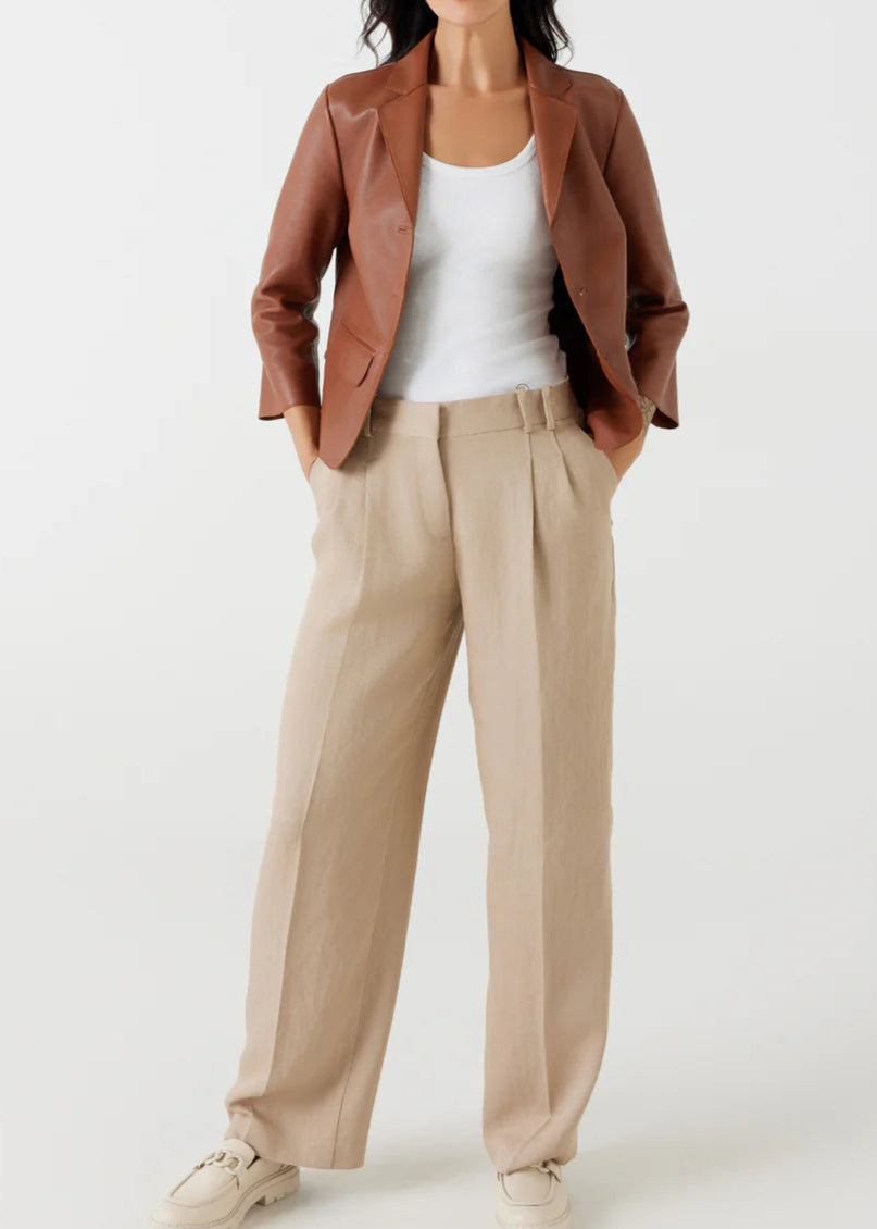 Monaco Leather Blazer