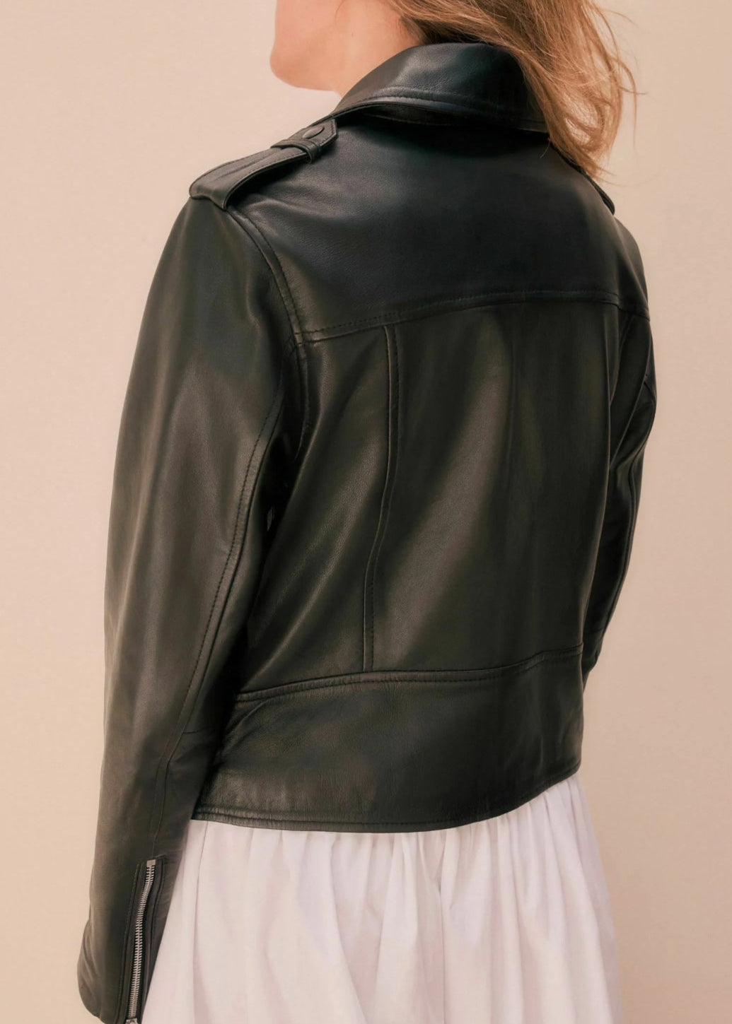 Biker Jacket Leather Woman