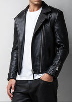 Outrider Biker Leather Jacket 