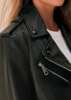 Biker Jacket Leather Woman