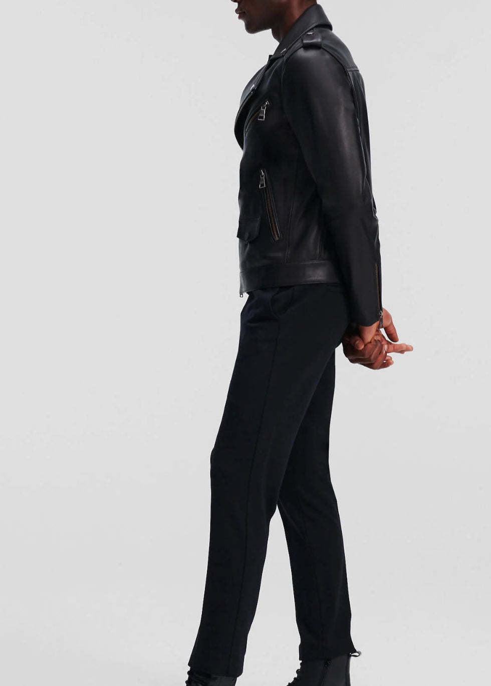 Leather Black Biker Jacket