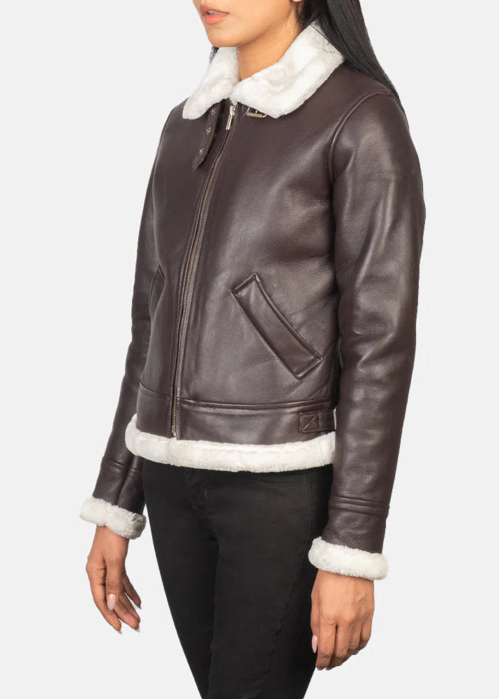 Shearling Brown Leather Jacket