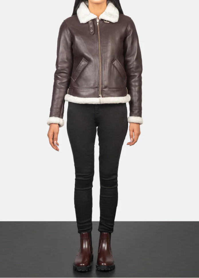 Shearling Brown Leather Jacket