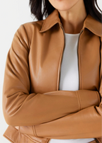 Caramel Leather Jacket
