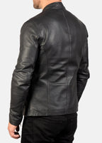 Ionic Black Leather Jacket